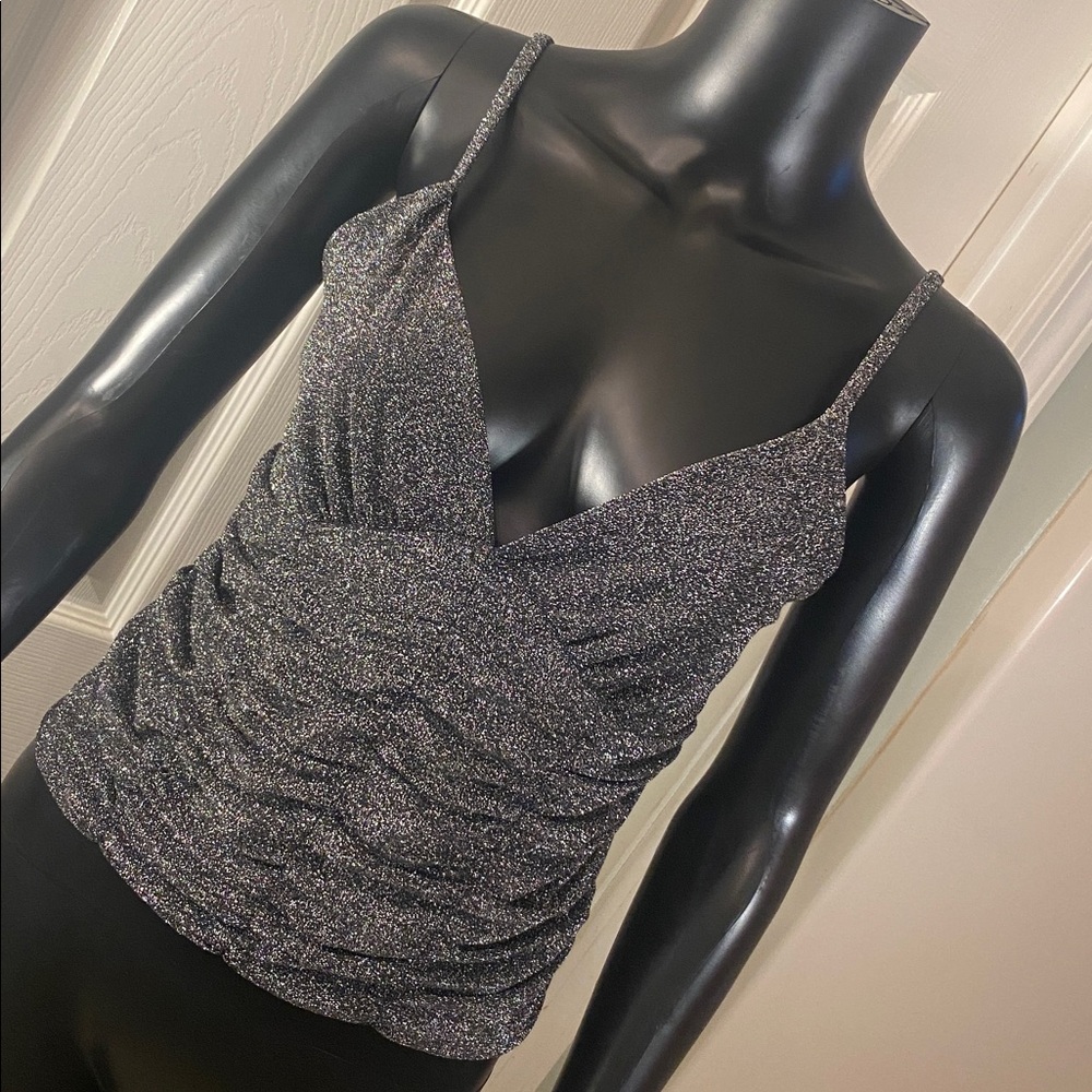 Wild Fable Glittery Black Camisole